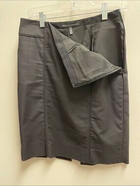 White House Black Market Black Panel Pencil Skirt